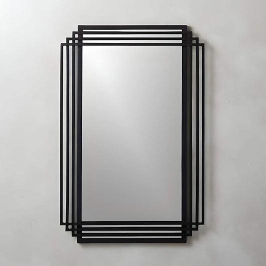 مرايا حائط بإطار ستيل، 110*140 سم 