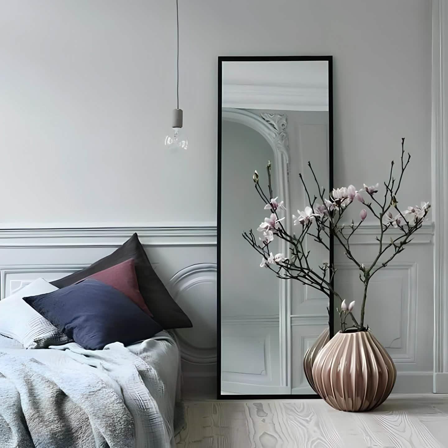 مرايا بإطار ستيل، 60*180 سم 