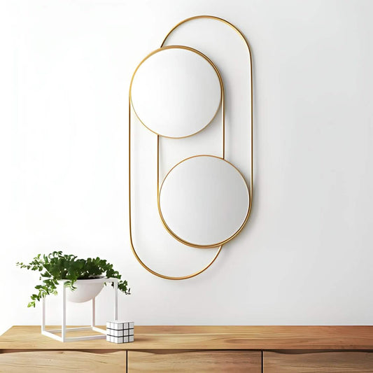 مرايا حائط بإطار ستيل، 80*130 سم 