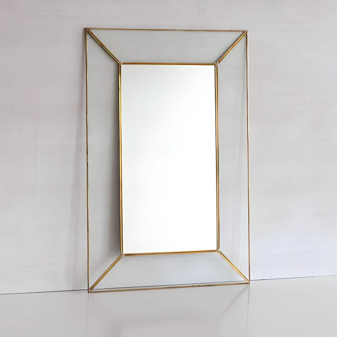 مرايا حائط جريش بإطار ستيل، 80*130 سم 