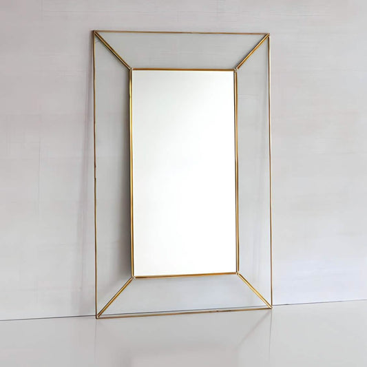 مرايا حائط جريش بإطار ستيل، 80*130 سم 