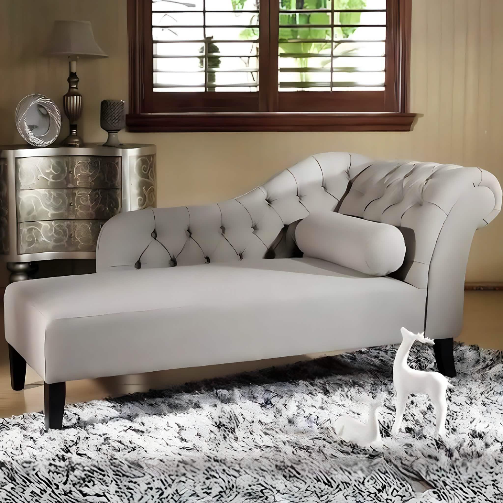 شزلونج خشب زان أحمر، 160*50*65 سم