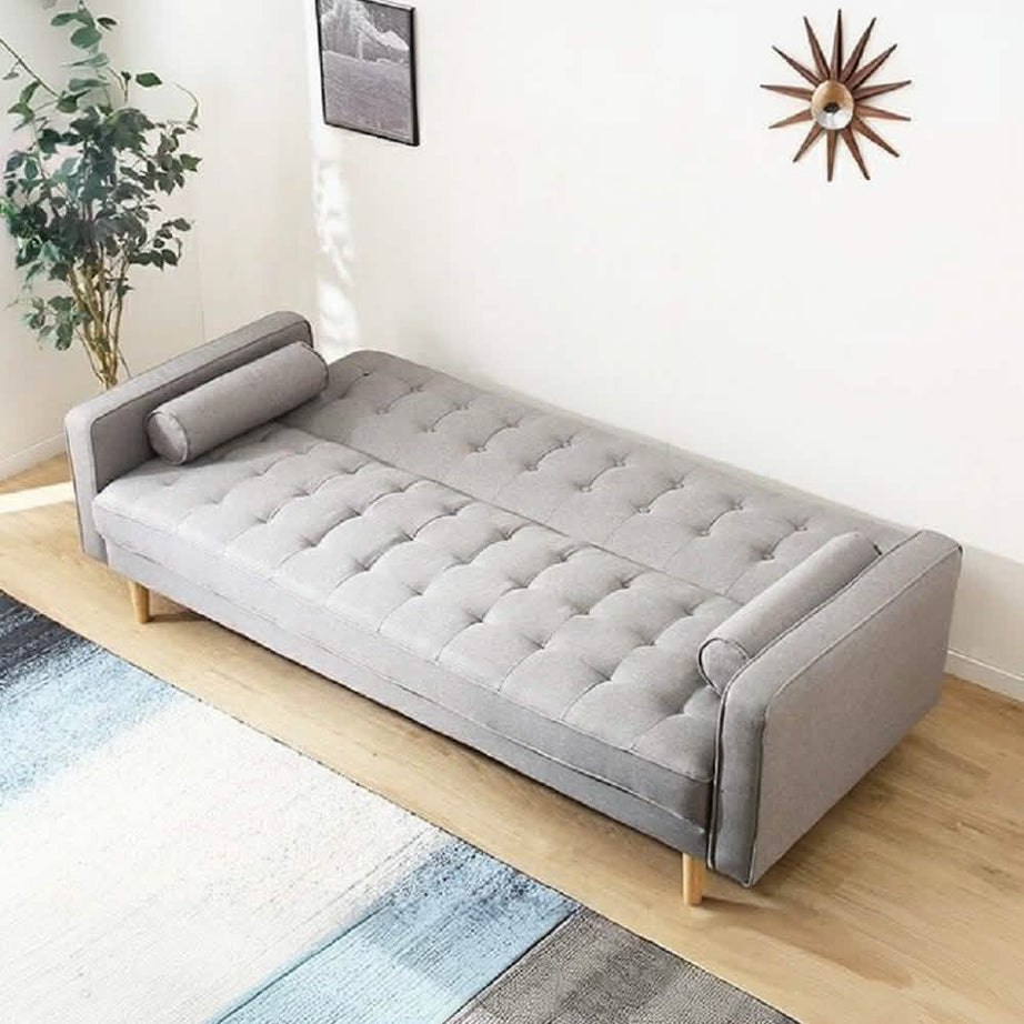 كنبة سرير خشب زان أحمر، 180*60*80 سم