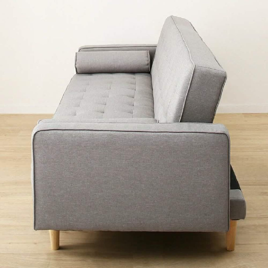 كنبة سرير خشب زان أحمر، 180*60*80 سم