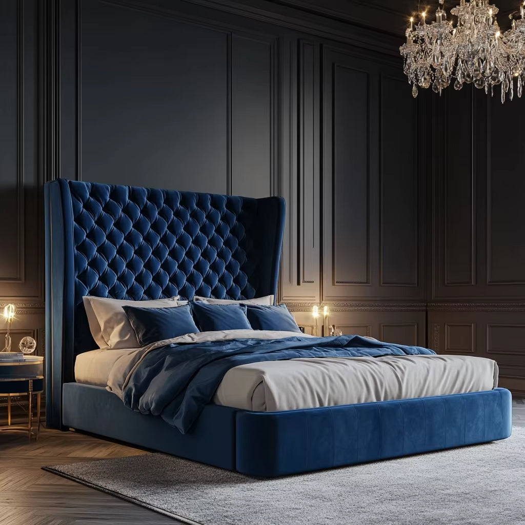 سرير سوبر كينج خشب ام دي اف وزان، 180*200*120 سم