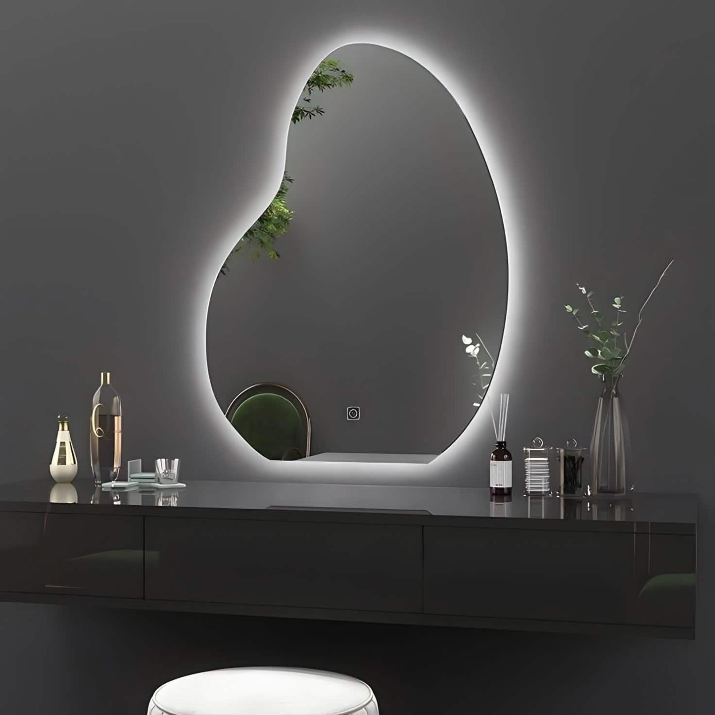 مرايا حمام سمارت، 80*60 سم