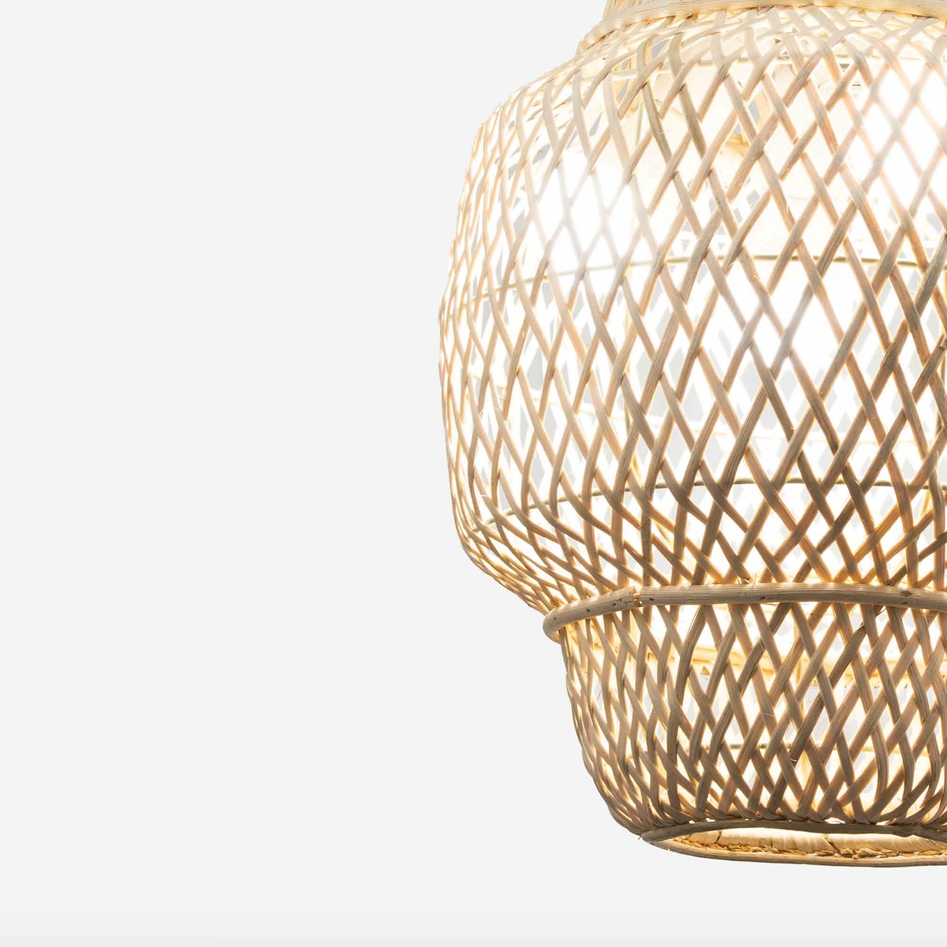 نجفة خيزران، 35*75 سم