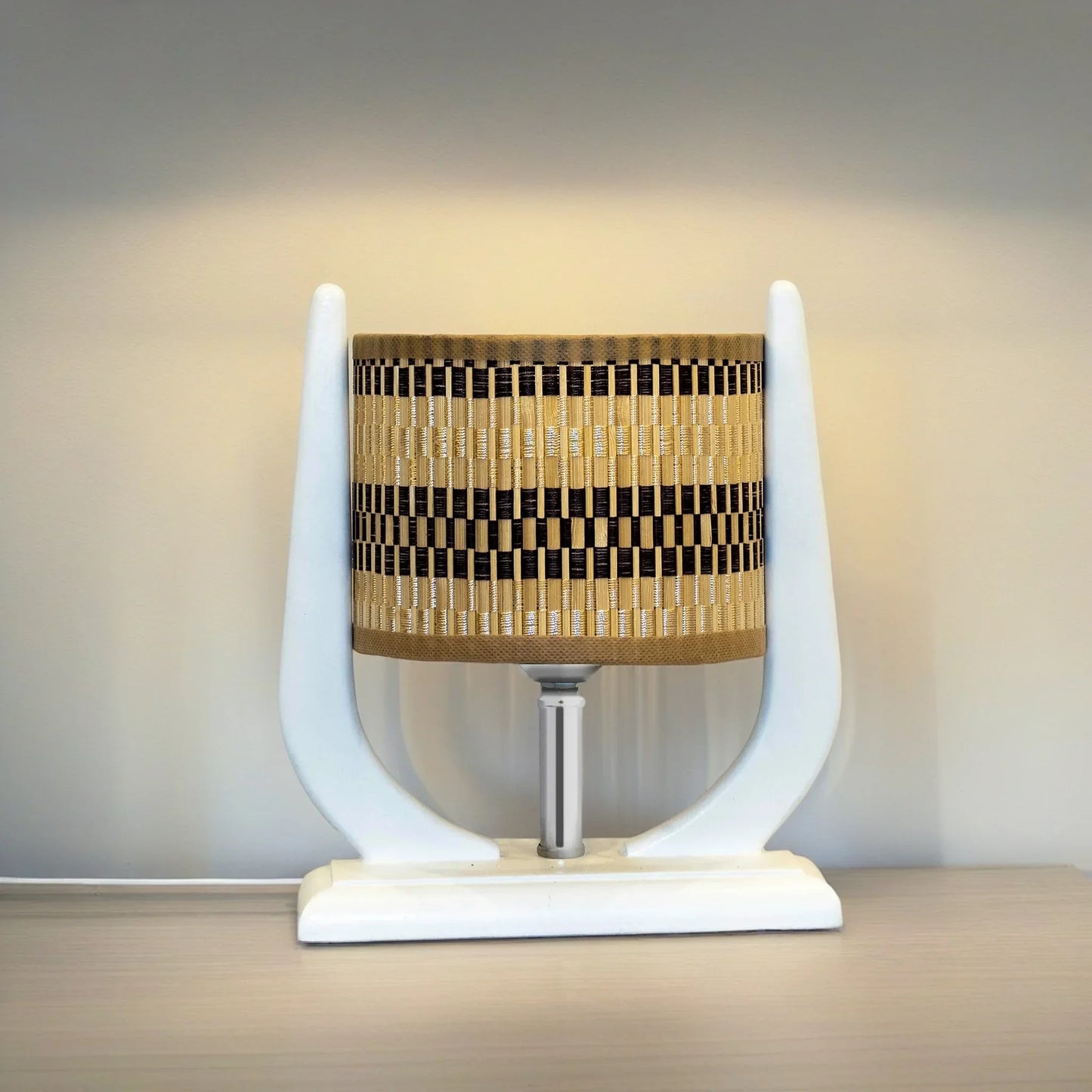 أباجورة خشب زان، 20*25 سم