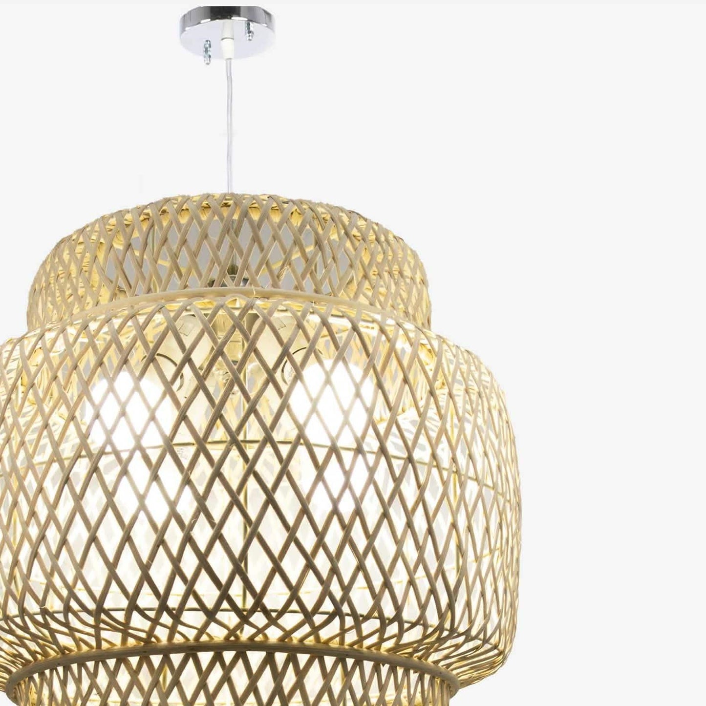 نجفة خيزران، 55*75 سم