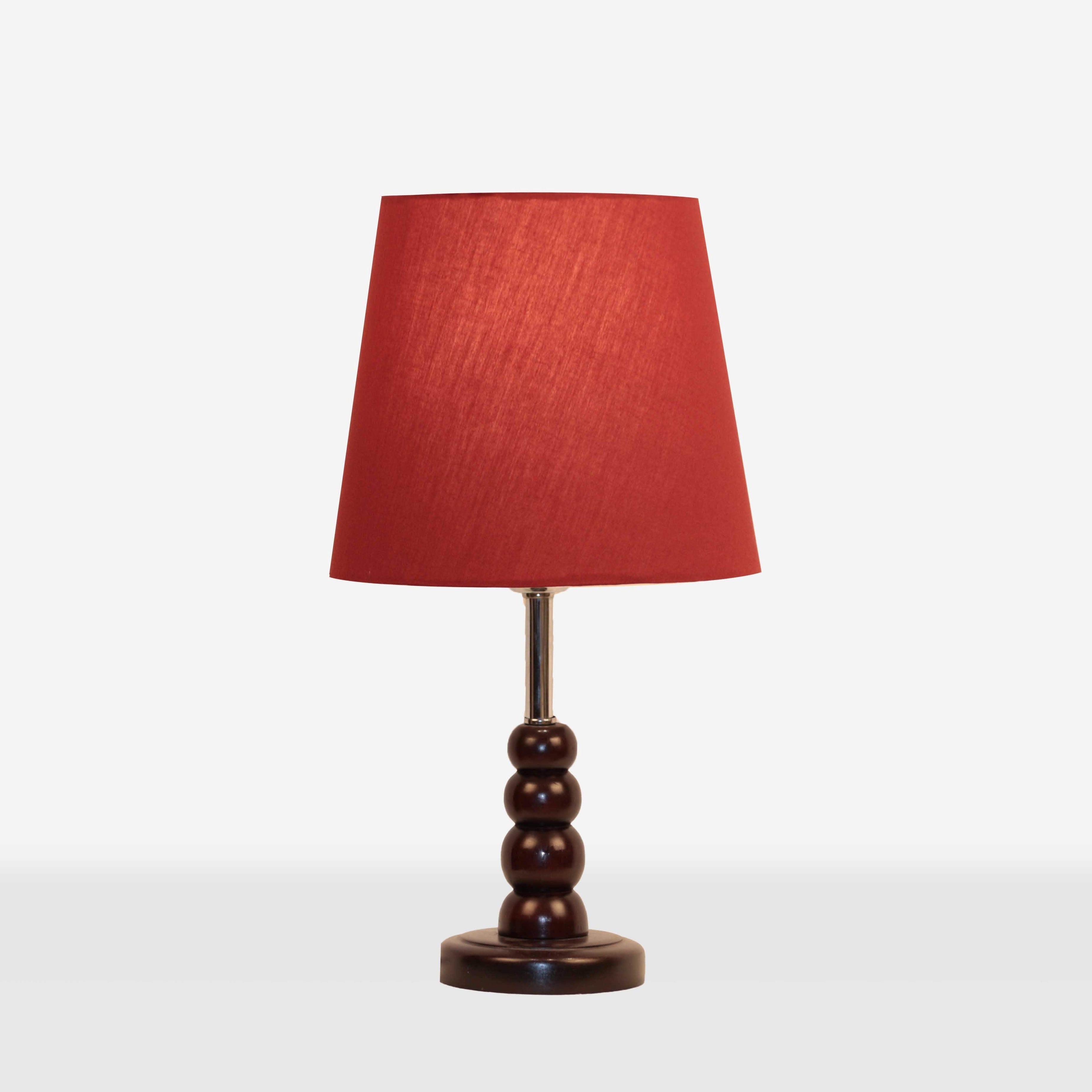 أباجورة خشب زان، 23*45 سم