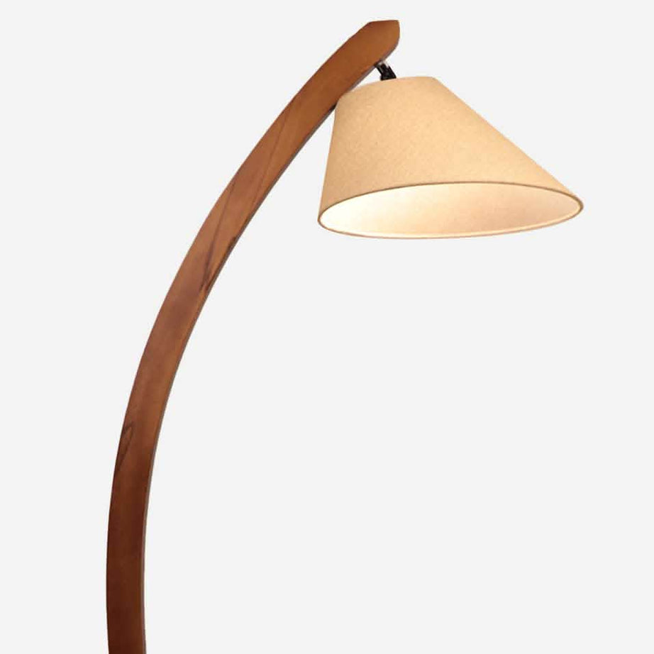 أباجورة أرضية خشب زان، 40*160 سم