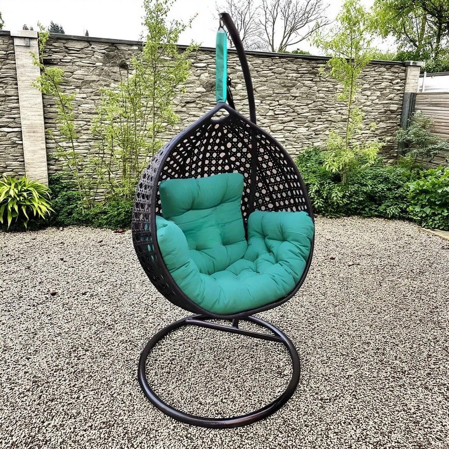 أرجوحة معدن و راتان، 70*80*120 سم