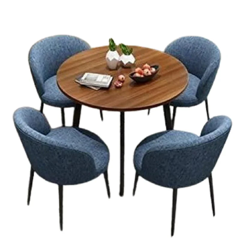 طقم سفرة خشب زان و كونتر، 5 قطع