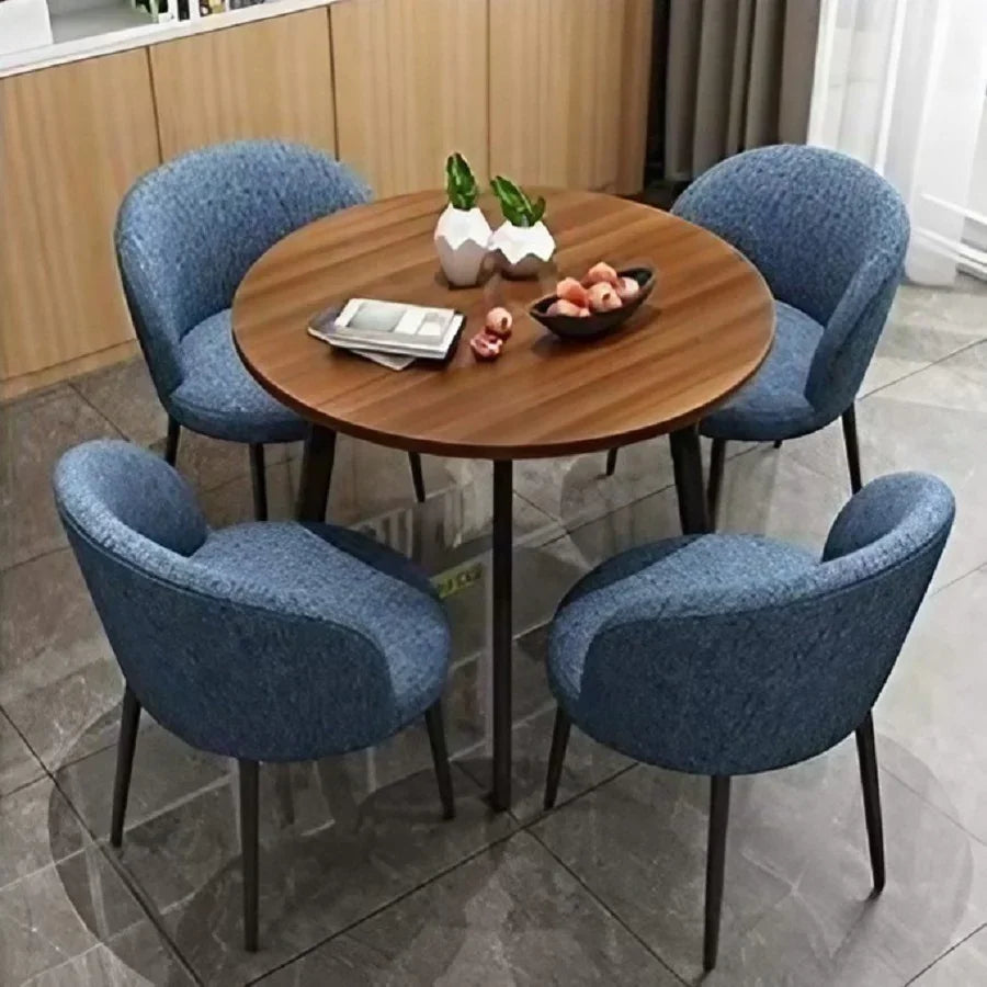 طقم سفرة خشب زان و كونتر، 5 قطع