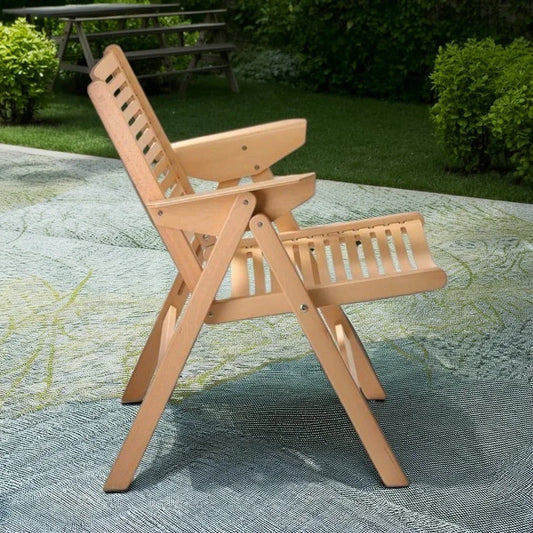 كرسي خارجي خشب زان، 50*50*80 سم