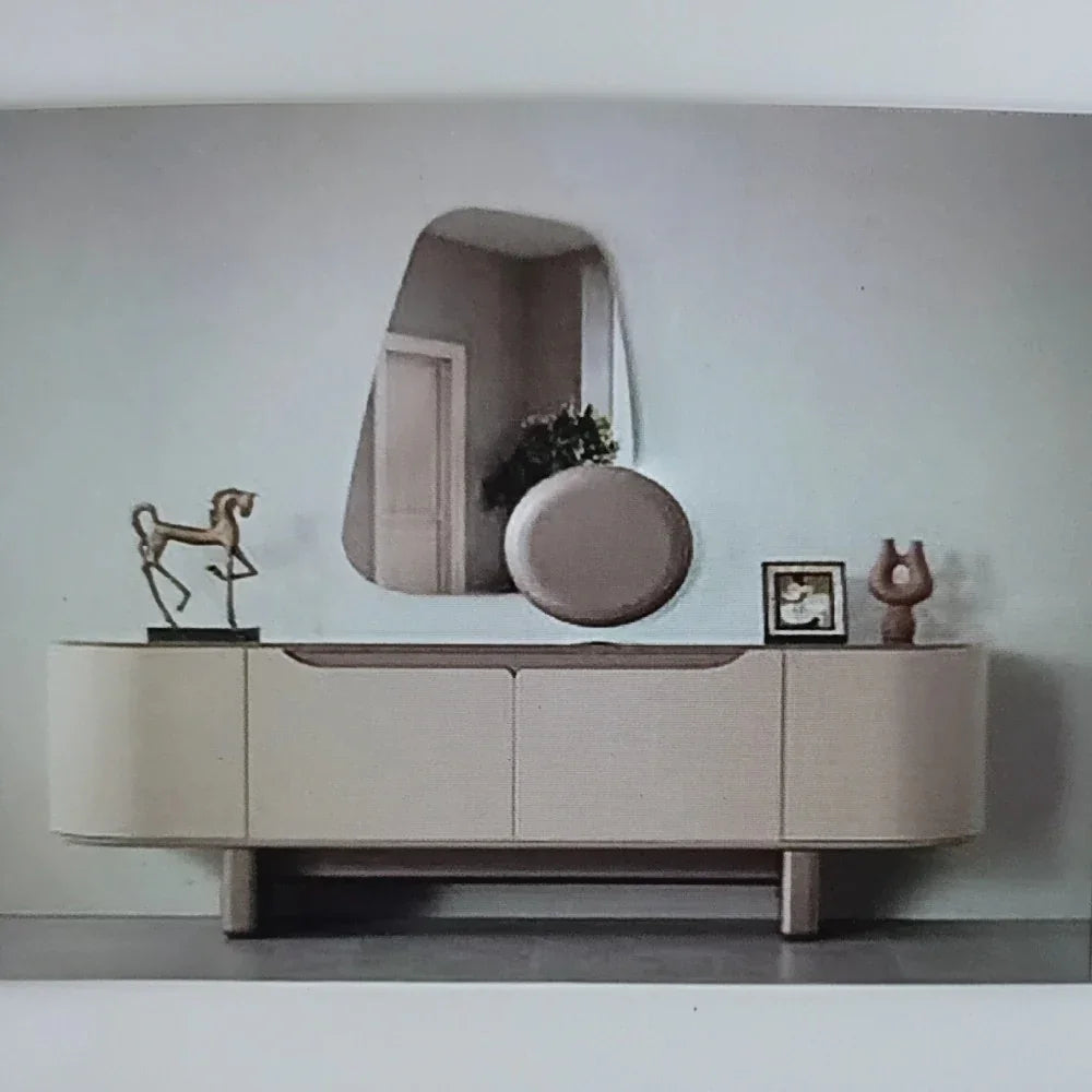 بوفيه خشب زان و كونتر، 210*48*97 سم