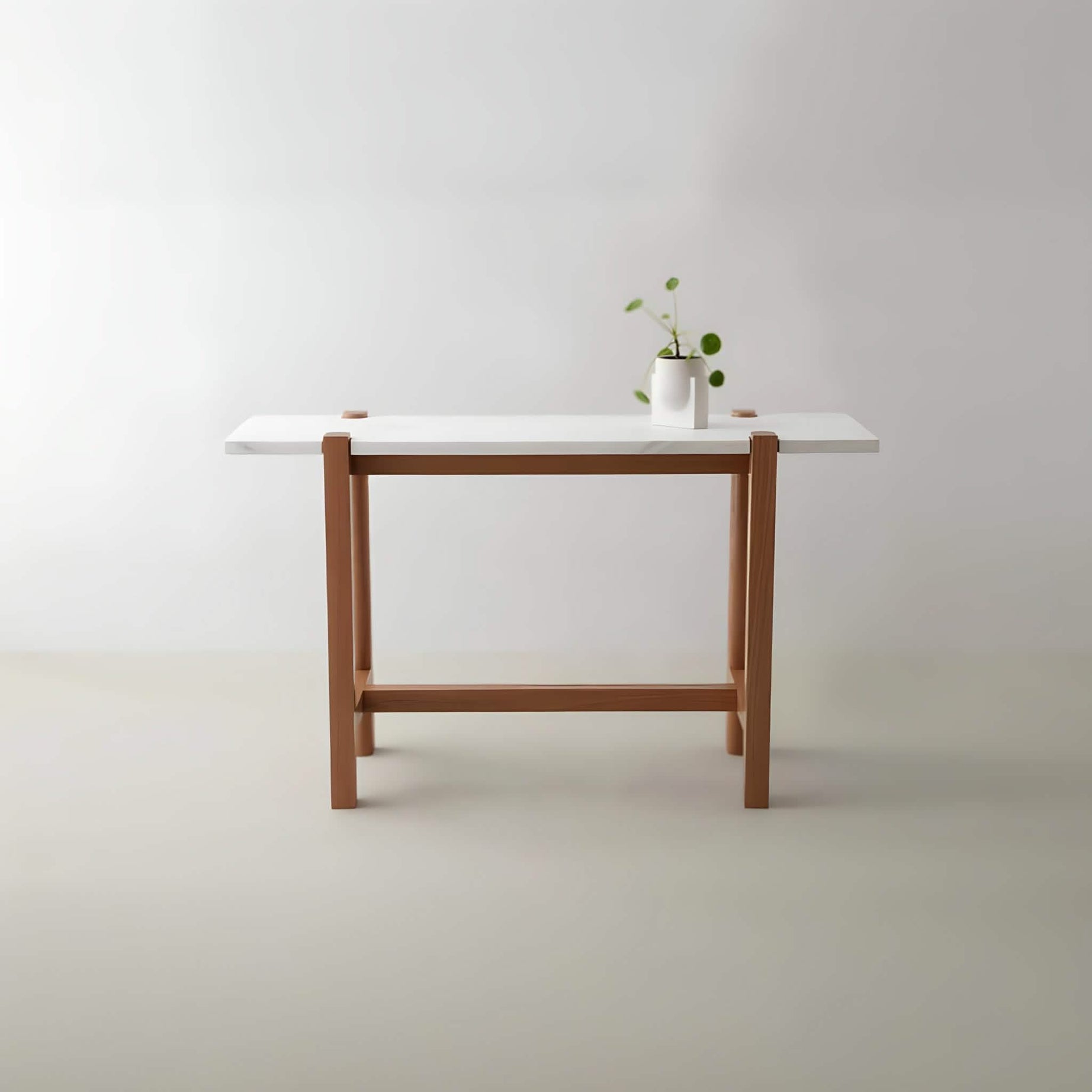 كونسول خشب زان، 120*35*100 سم