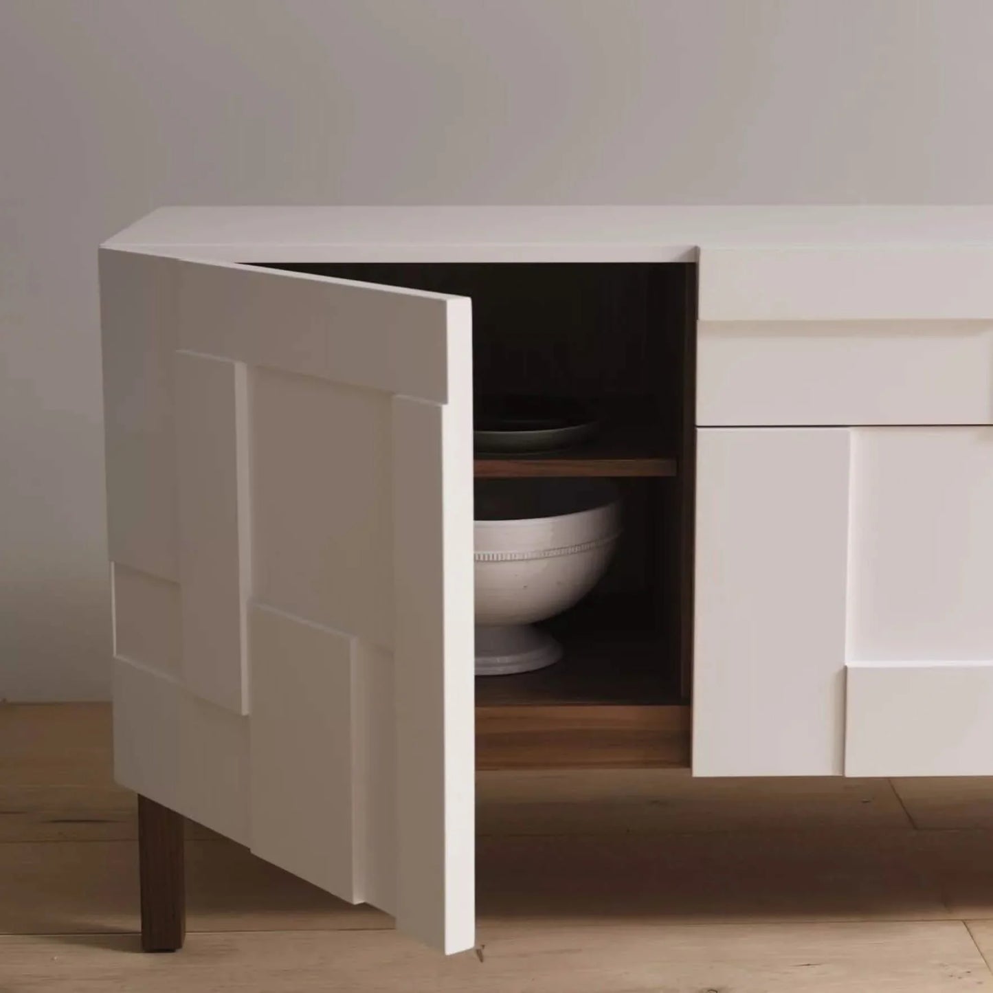 تسوق الأن من هومكس  ترابيزة تليفزيون ام دي اف 120*30*40 سم - CLG703 بأفضل سعر وأفضل جودة 