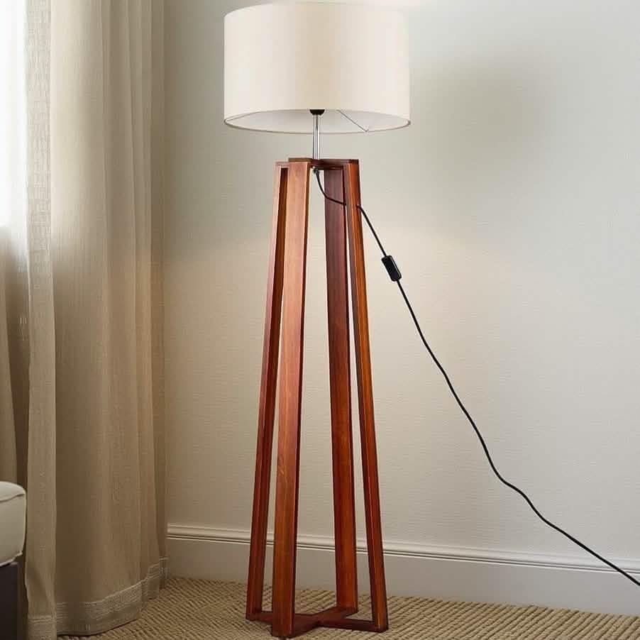 أباجورة أرضية خشب، 40*150 سم