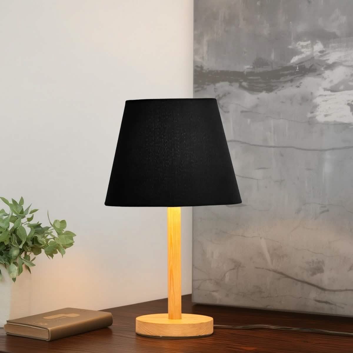 أباجورة خشب، 28*45 سم