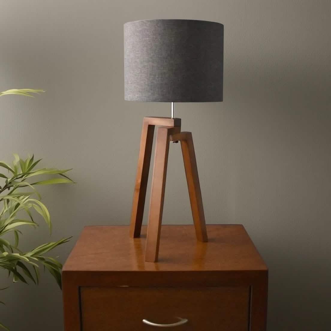 أباجورة خشب، 28*45 سم