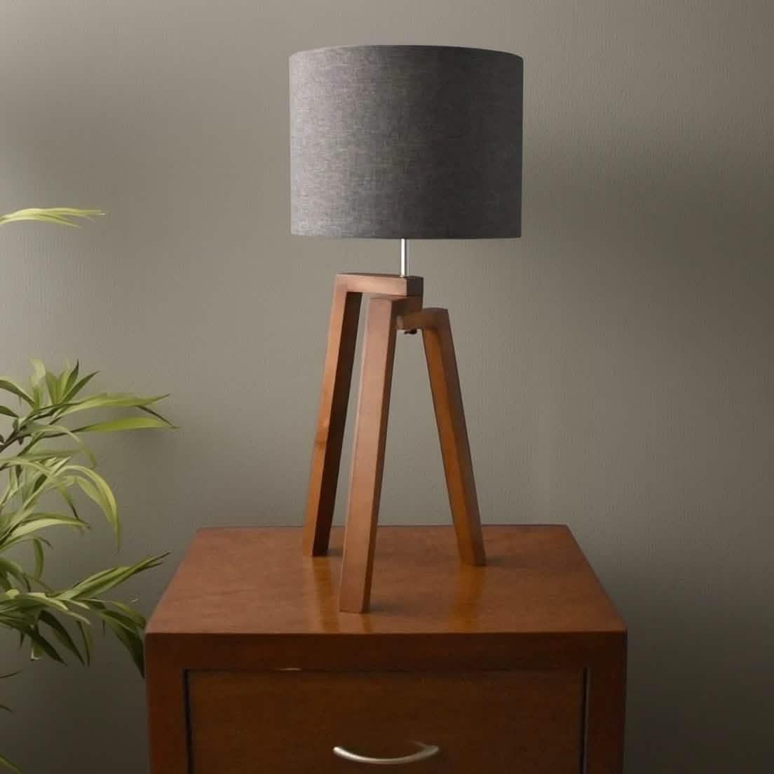 أباجورة خشب، 28*45 سم