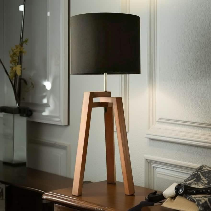 أباجورة خشب، 28*45 سم