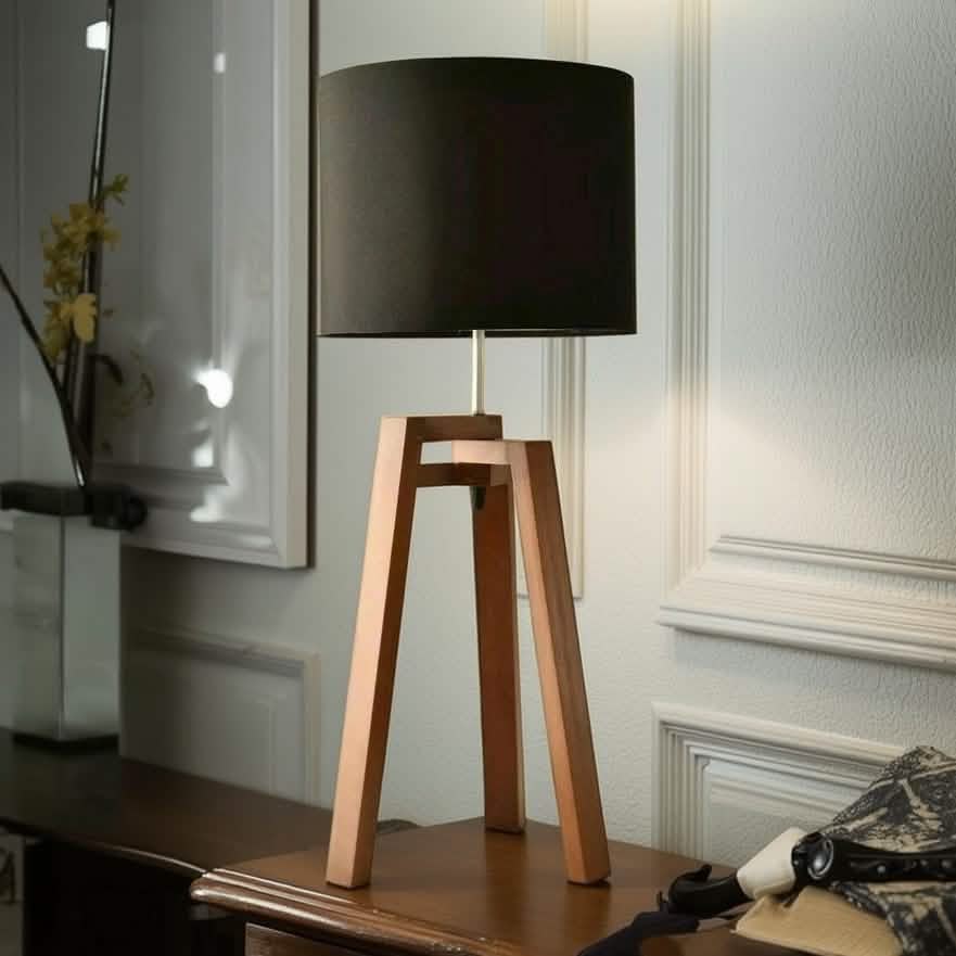 أباجورة خشب، 28*45 سم