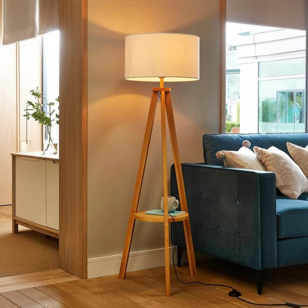 أباجورة أرضية خشب، 40*150 سم