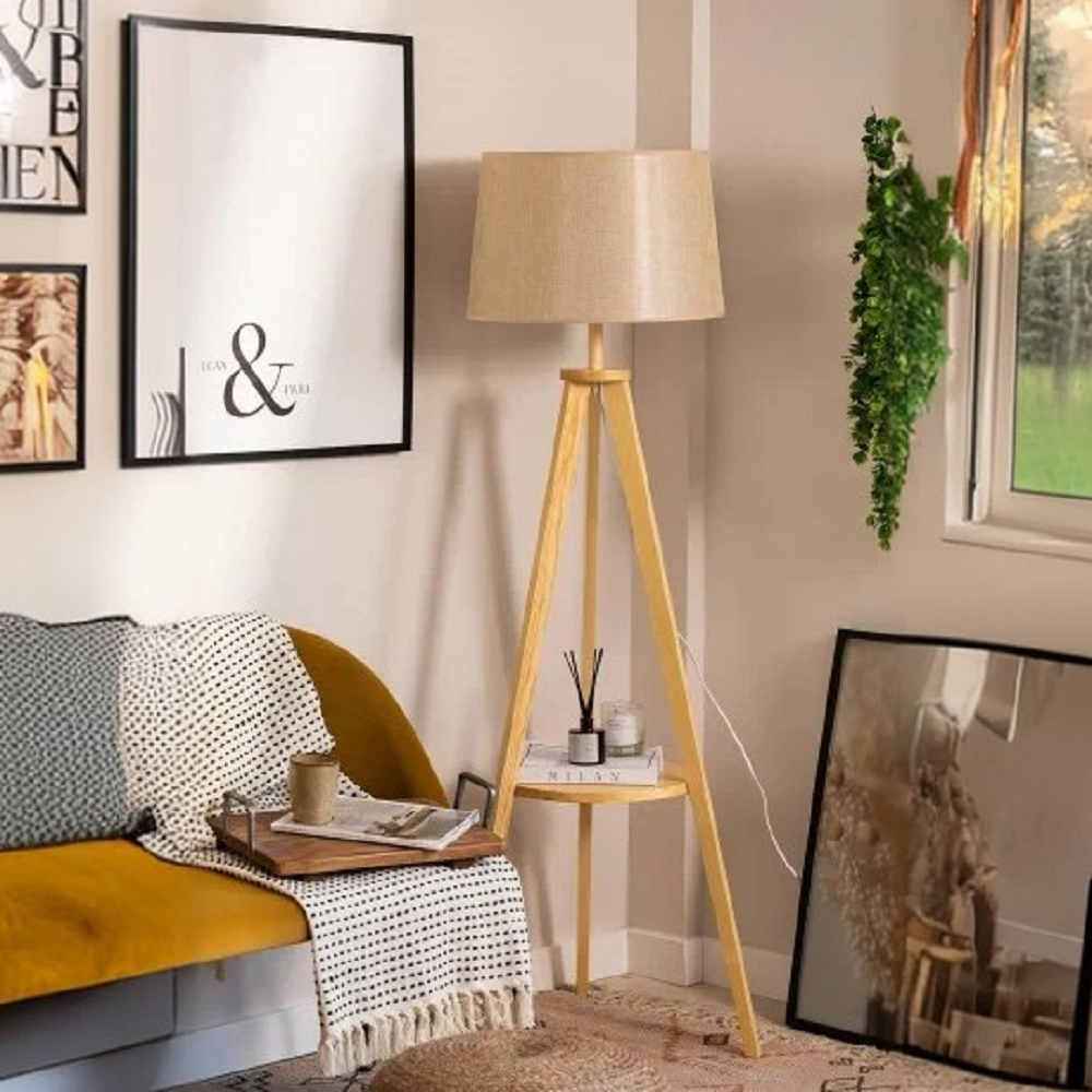 أباجورة أرضية خشب، 40*150 سم