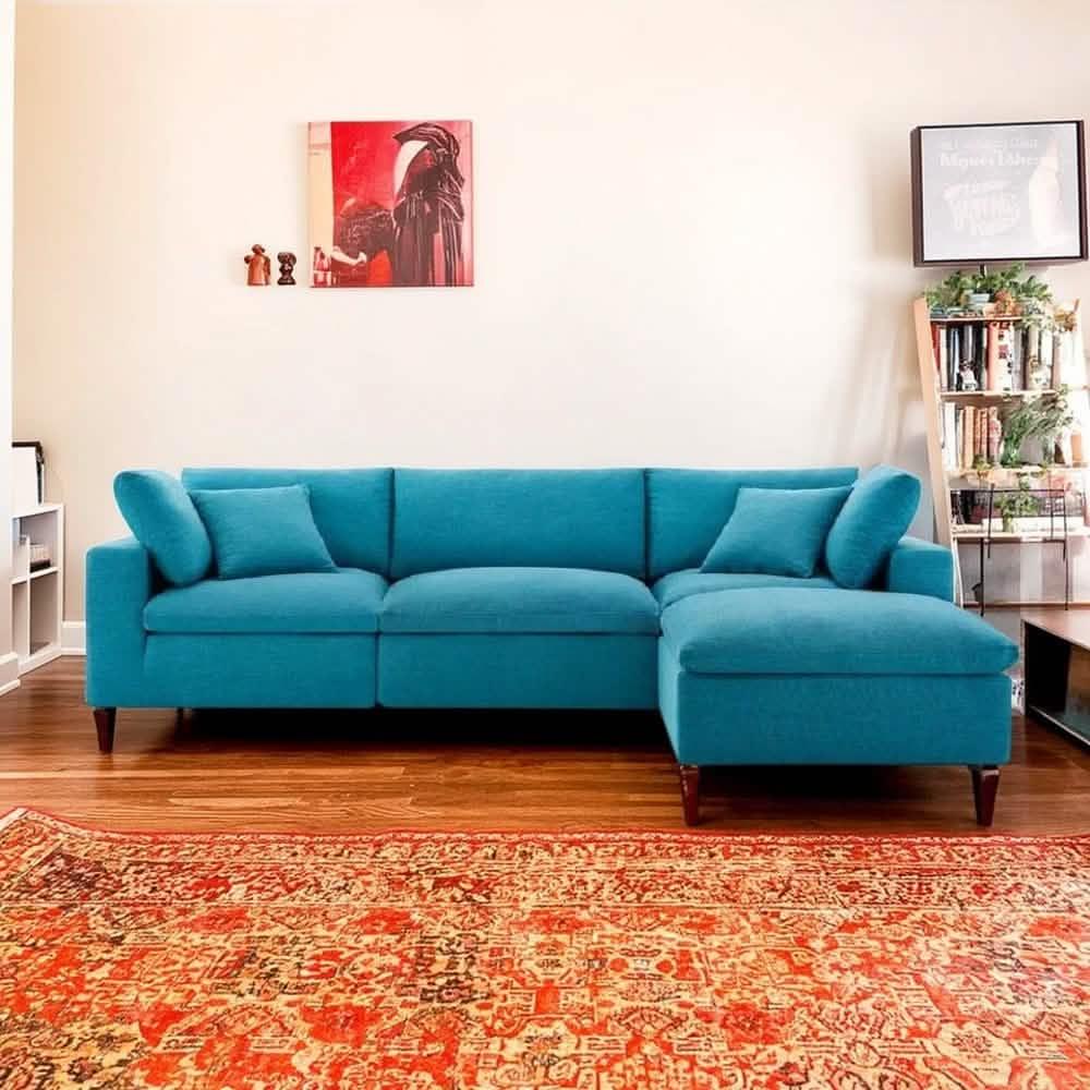 ركنة خشب زان أحمر، 260*180*80 سم