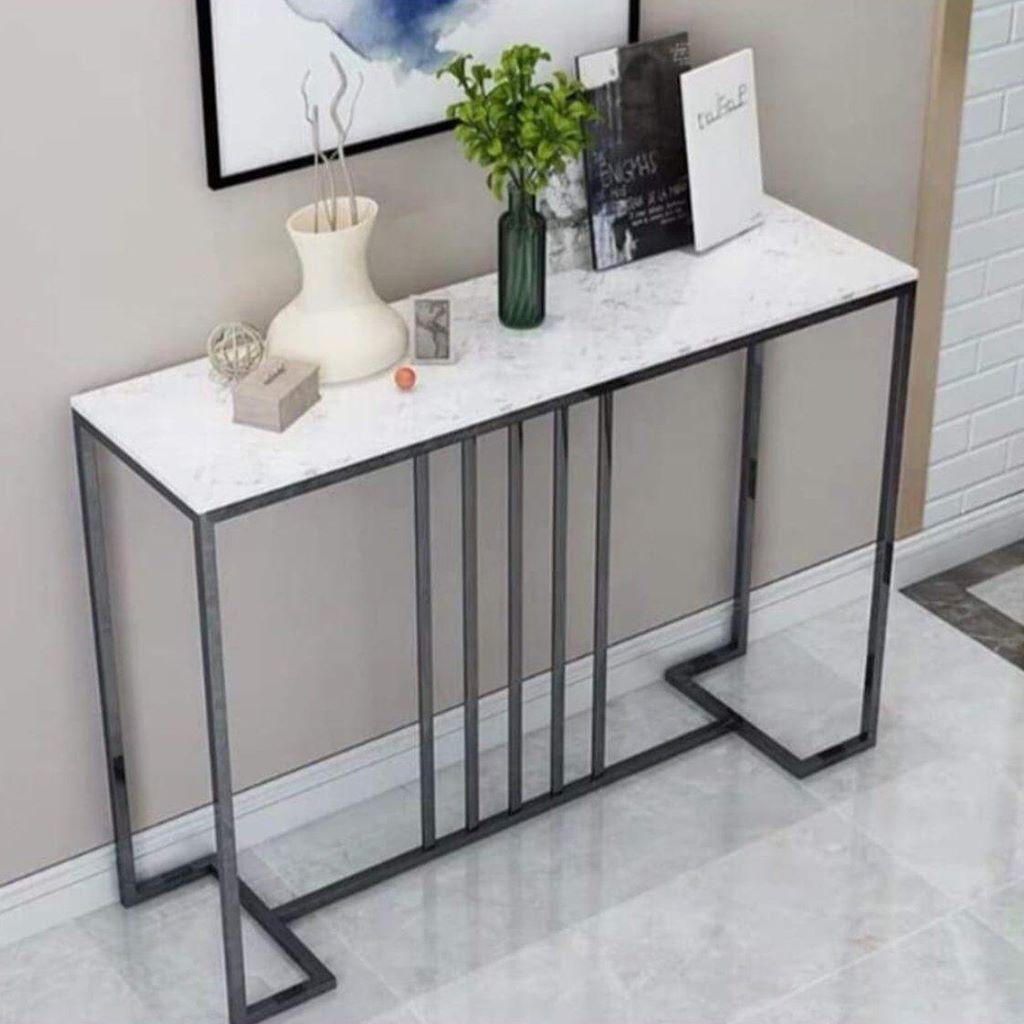 كونسول ستيل ورخام، 120*35*90 سم