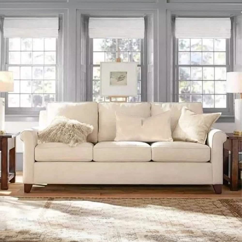 كنبة خشب زان أحمر، 210*70*95 سم