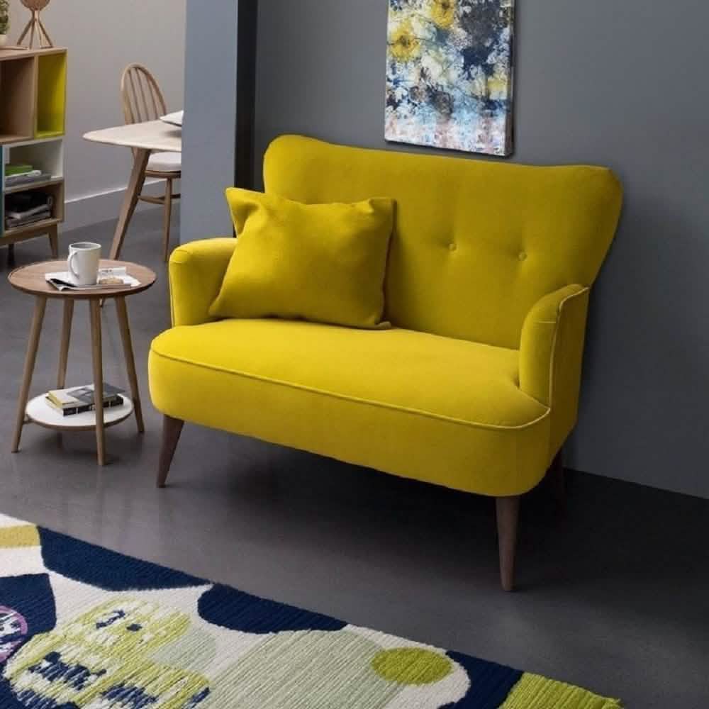 كنبة خشب زان أحمر، 100*65*75 سم