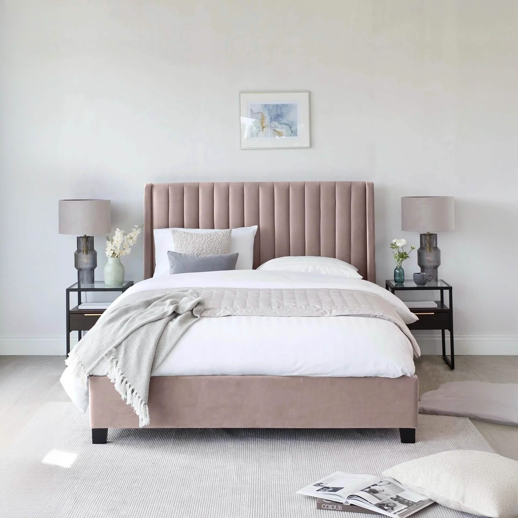 سرير كينج خشب كونتر، 160*195*120 سم