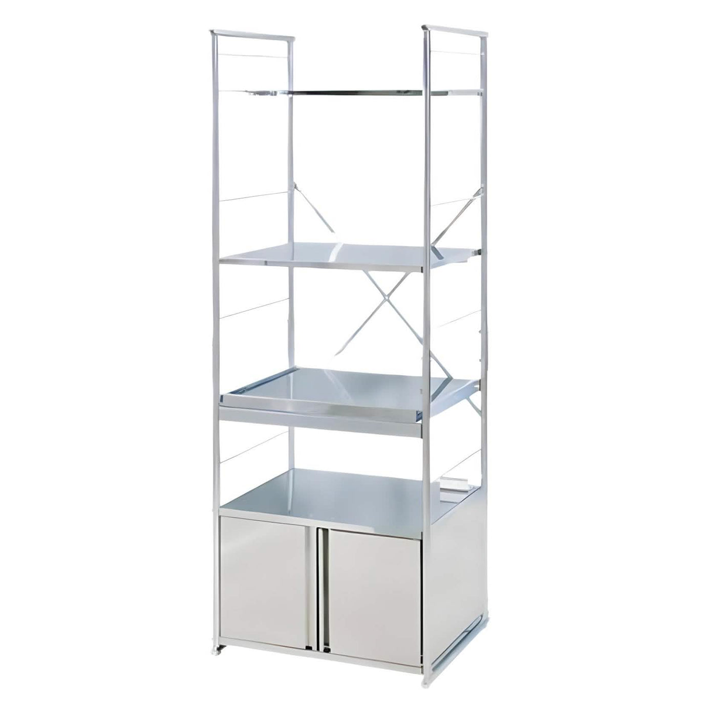 وحدة أرفف معدنية، 90*40*200 سم