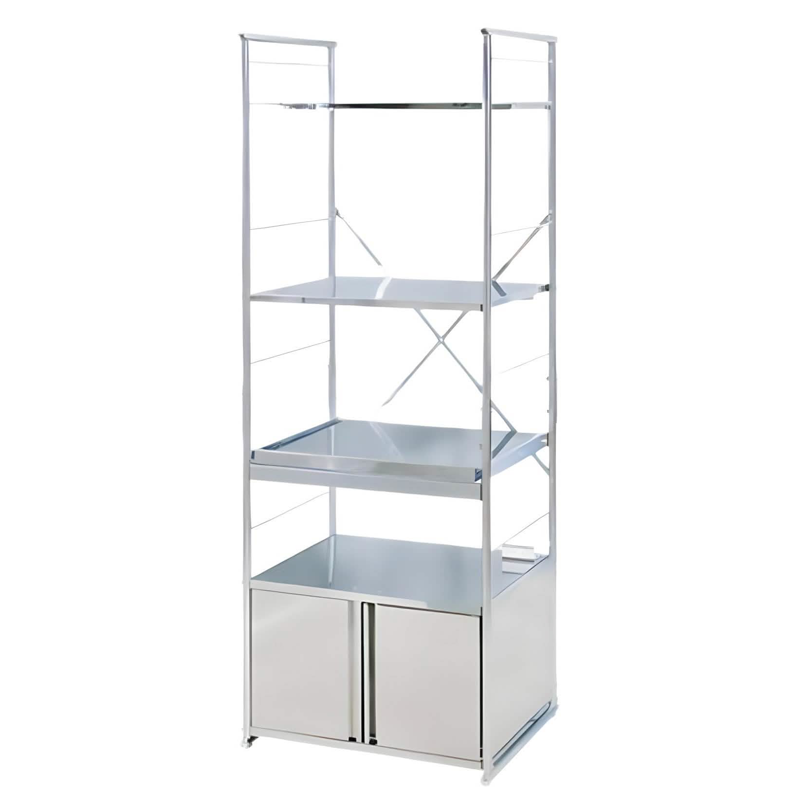 وحدة أرفف معدنية، 90*40*200 سم