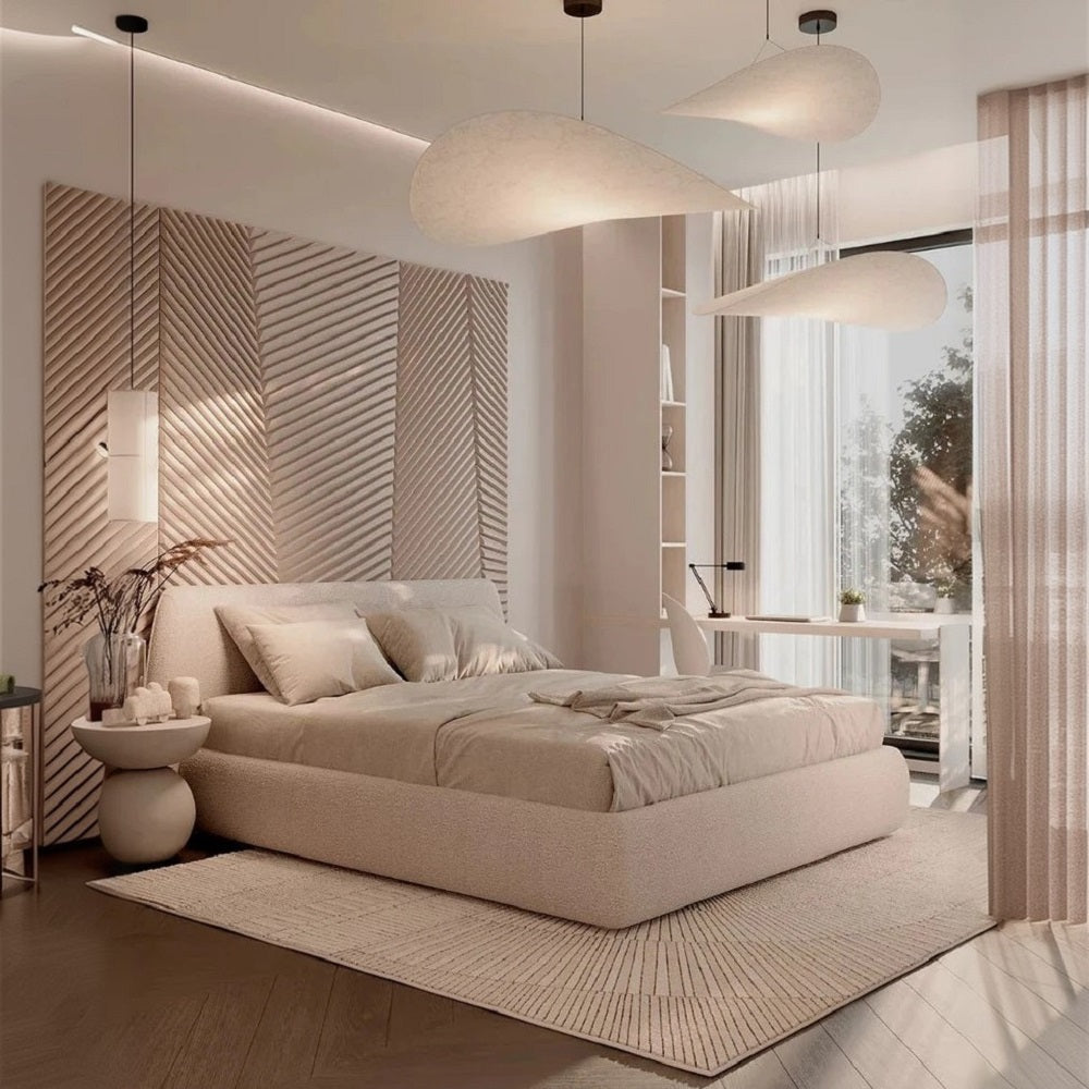 سرير سوبر كينج خشب كونتر وزان، 183*205*120 سم