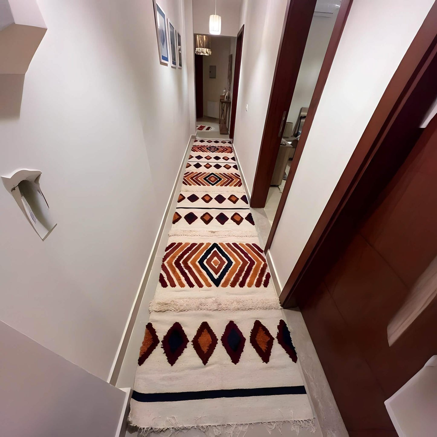 سجادة صوف، 100* 400 سم