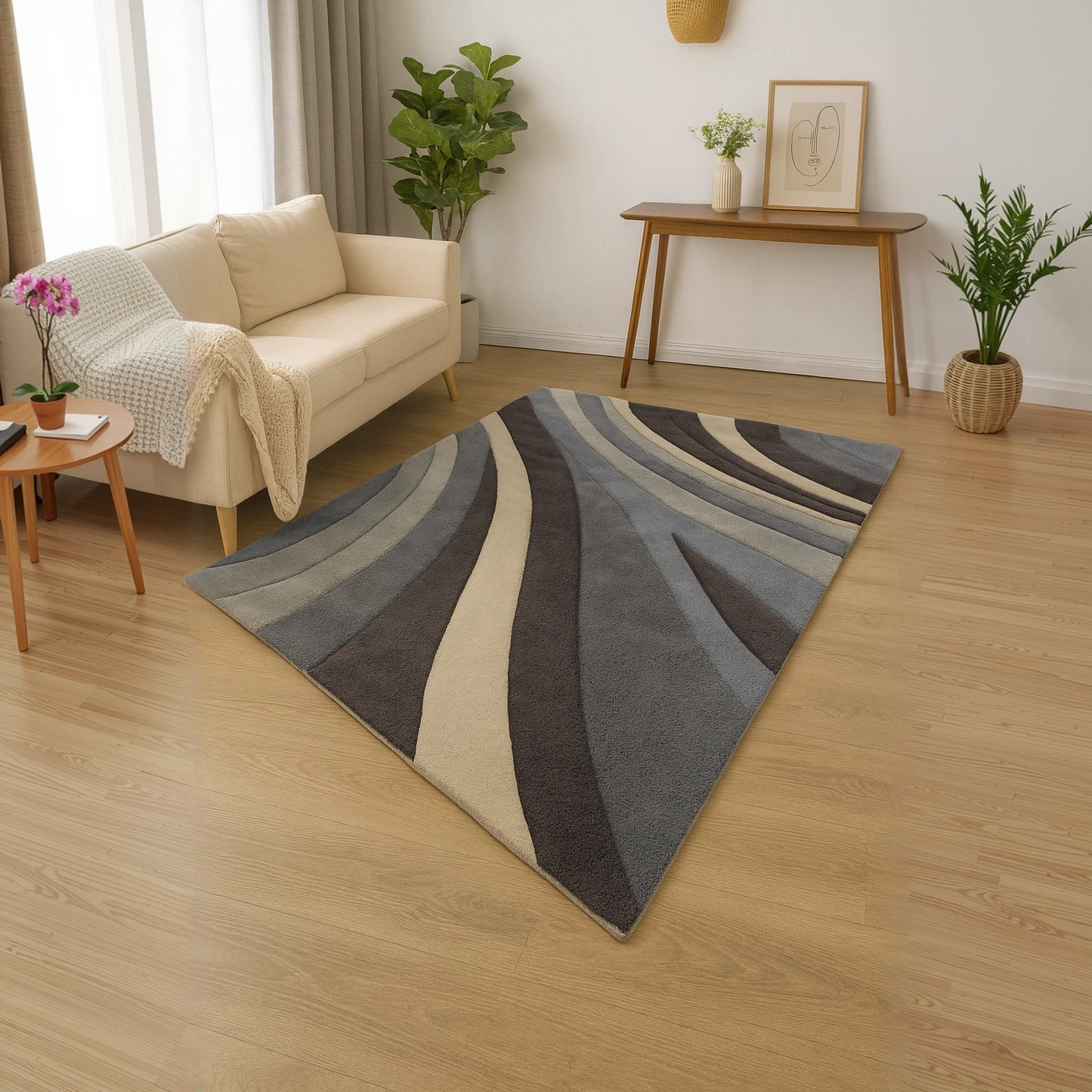 سجادة قطن و حرير، 200*300 سم