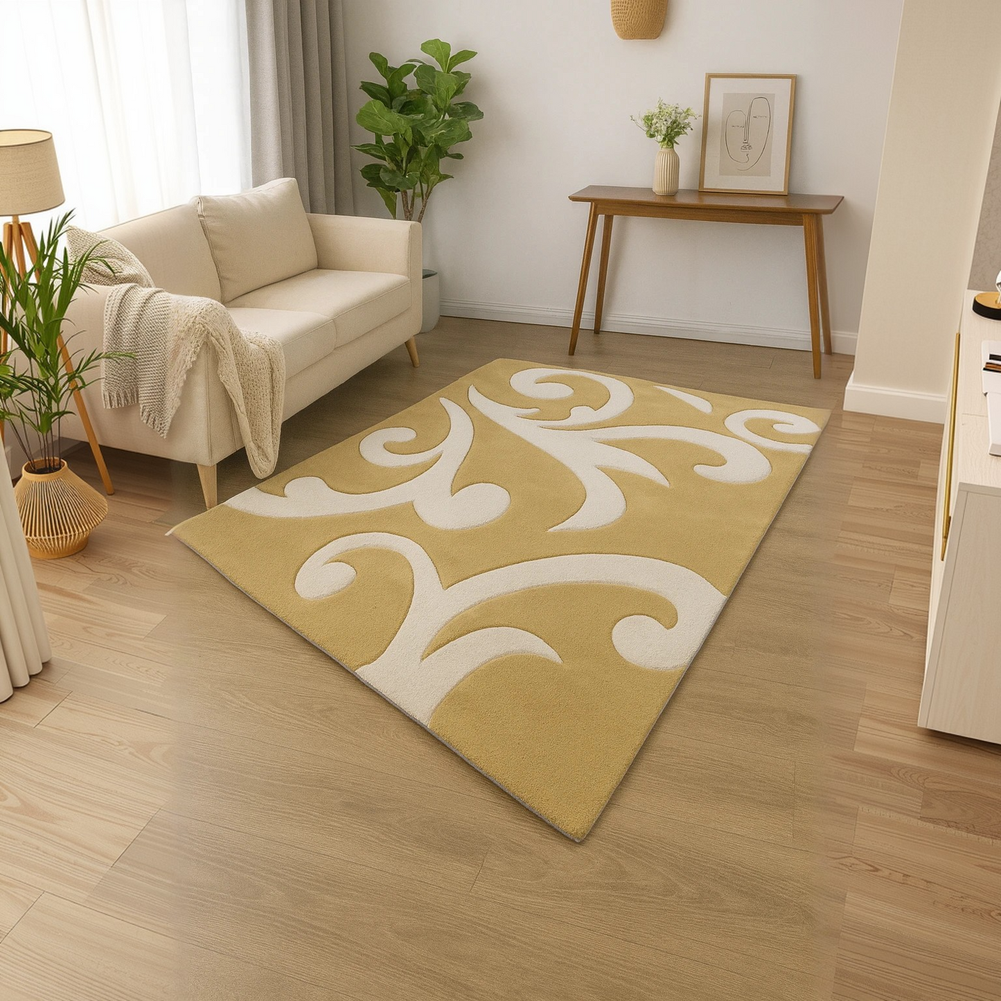 سجاد قطن و حرير، 200*300 سم