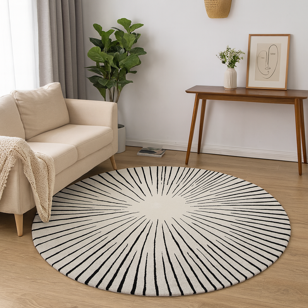 سجادة قطن و حرير، 200*200 سم