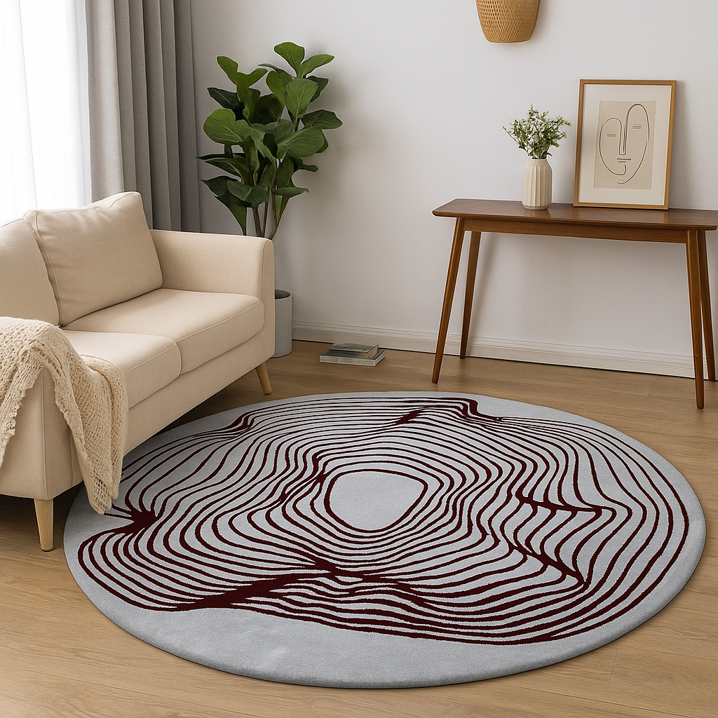 سجادة قطن و حرير، 200*200 سم