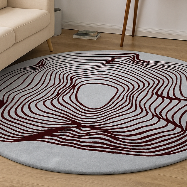 سجادة قطن و حرير، 200*200 سم