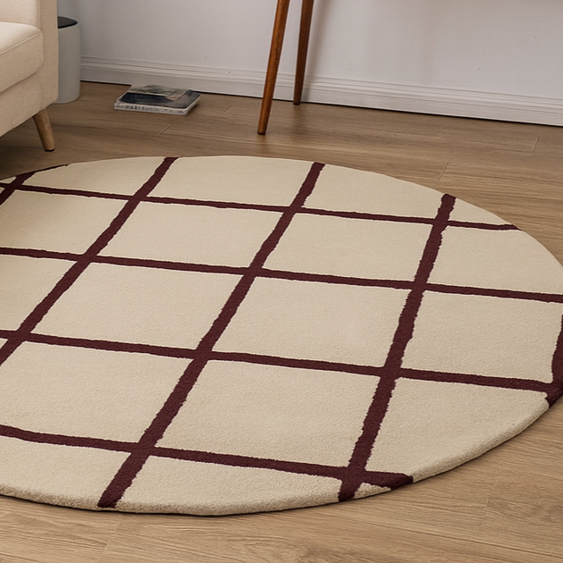 سجادة قطن و حرير، 200*200 سم