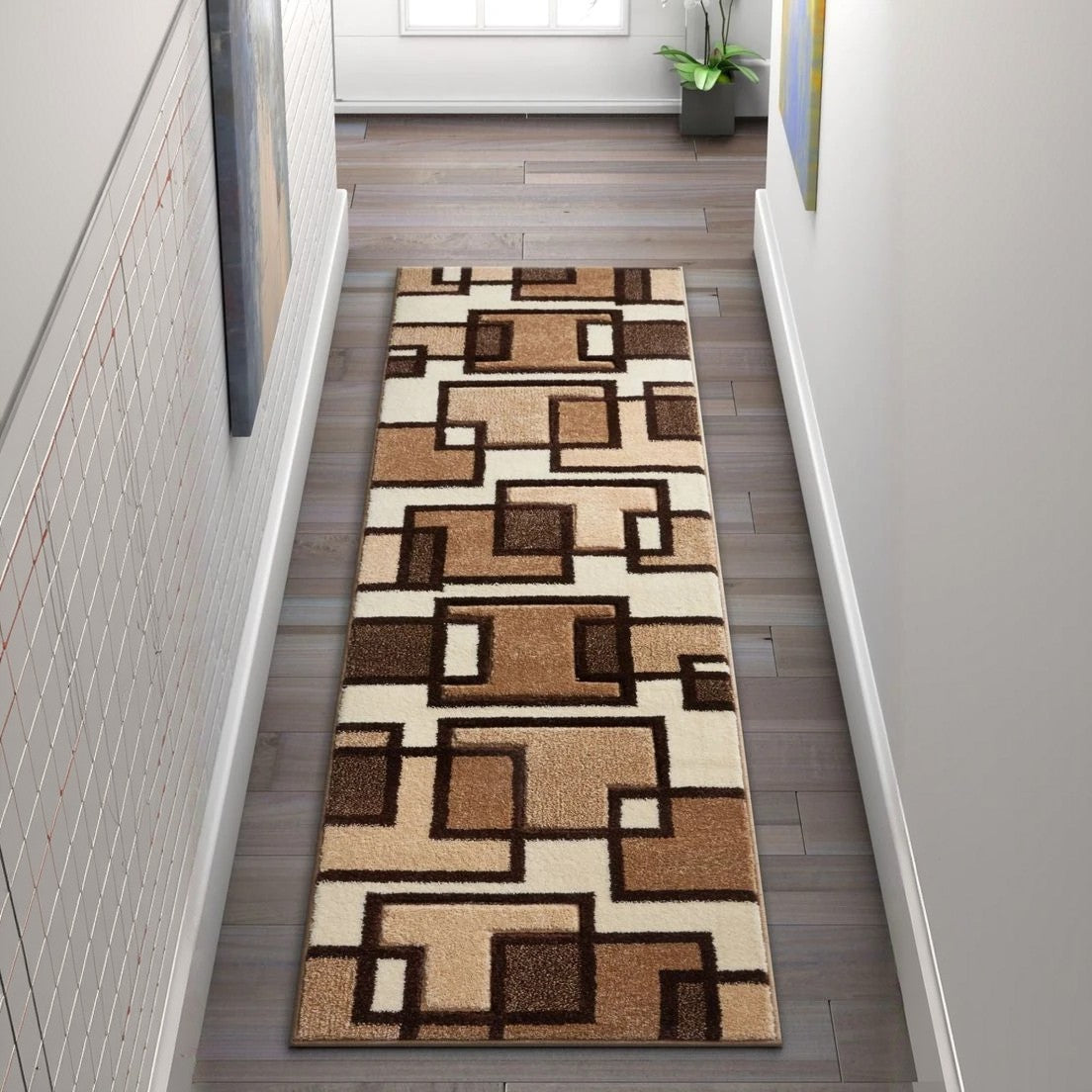 سجادة قطن و حرير، 100*300 سم