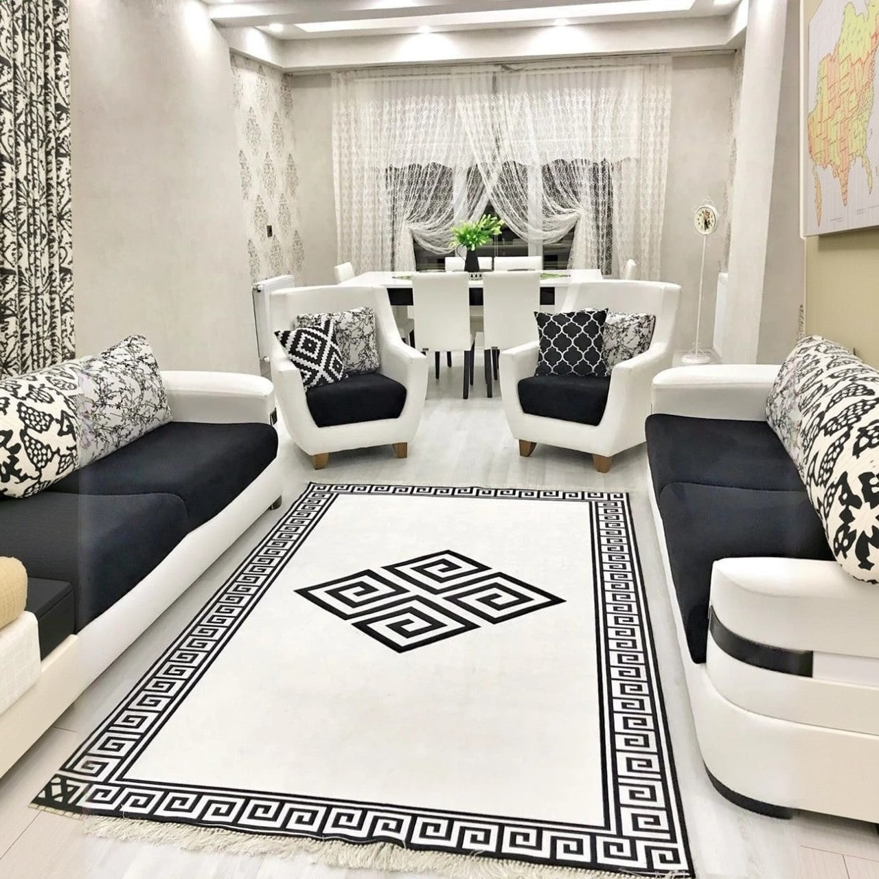 سجادة قطن و حرير، 200*300 سم