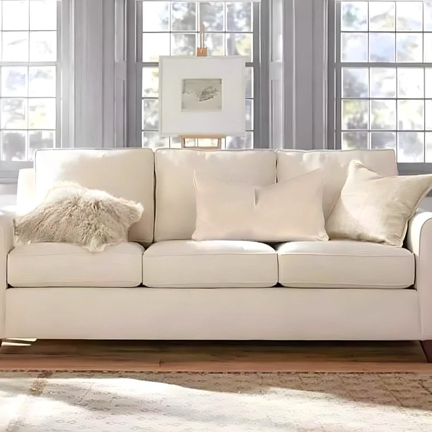 كنبة خشب زان، 210*80*80 سم