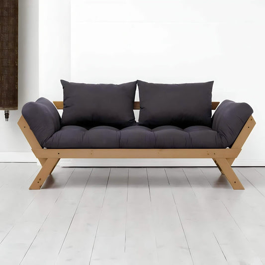 كنبة خشب زان، 165*70*75 سم