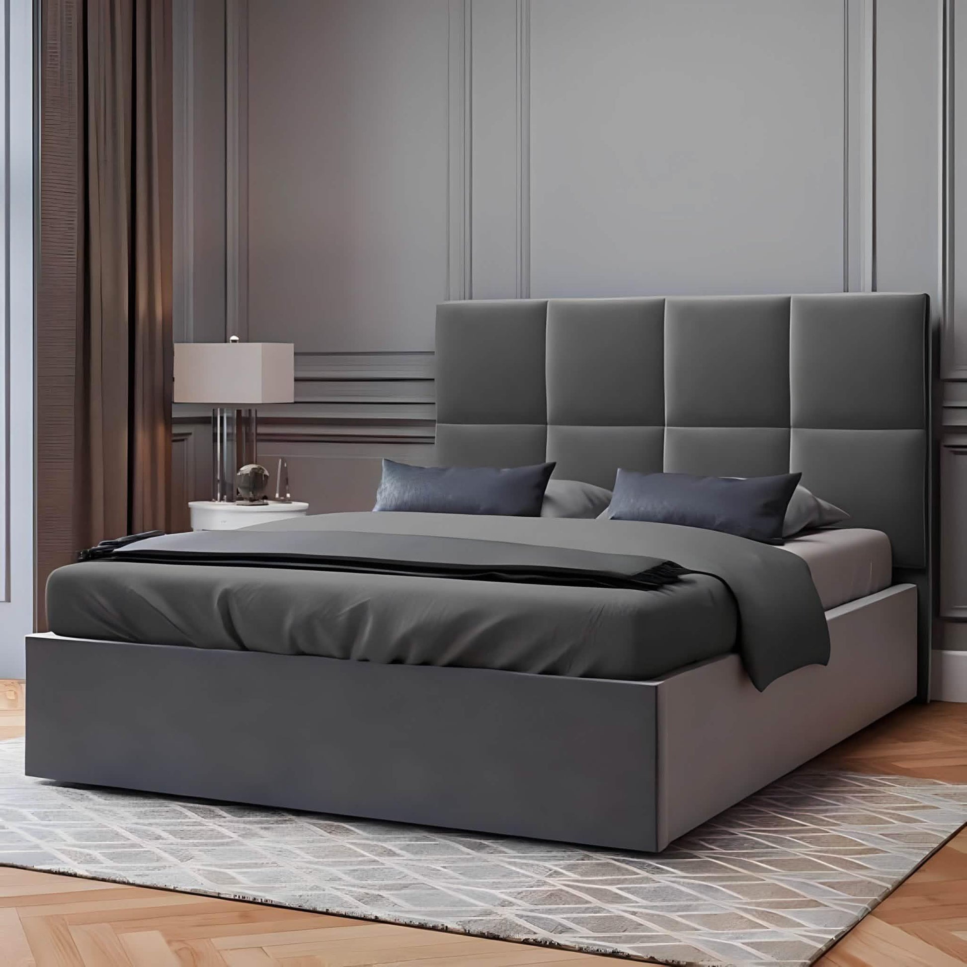 سرير فردي خشب كونتر، 100*195*120 سم